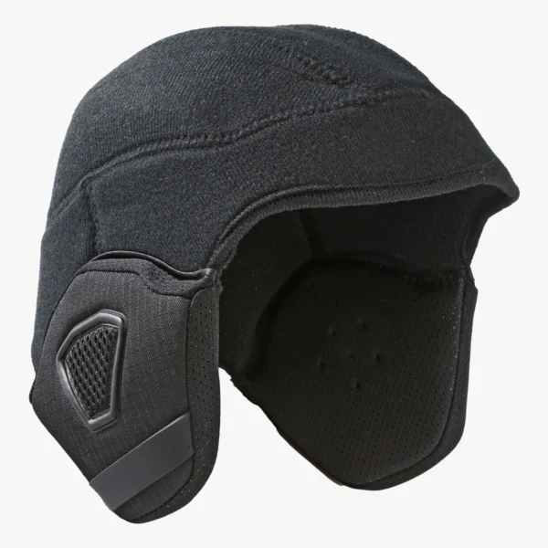 Der Winteraufsatz für den E-Bike Helm Phenix in Schwarz.