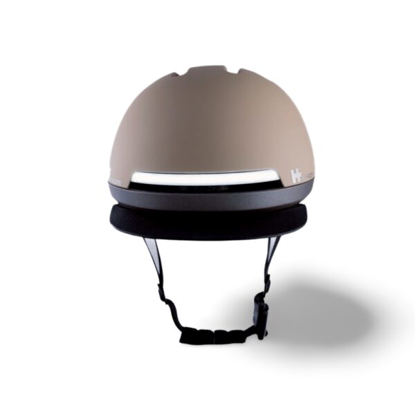Hplus Fahrradhelm Aphrodite braun Rückseite an
