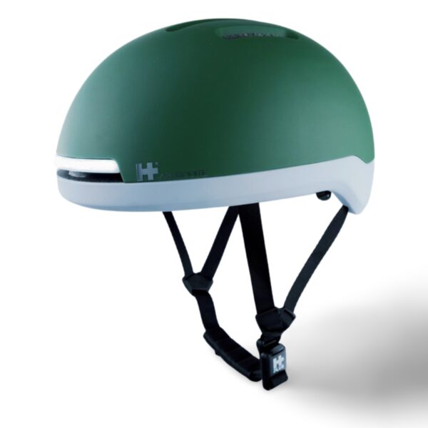 Hplus Fahrradhelm Aphrodite grün seitlich Hplus Fahrradhelm Aphrodite grün seitlich