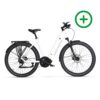 AureusDrive DailyDrive Plus E-Bike Weiss mit tiefem Einstieg und Kettenantrieb.